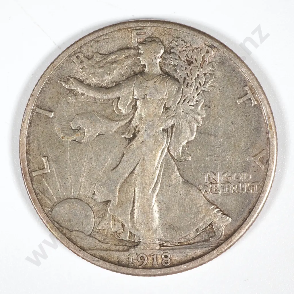 1918 S United States of America Half Dollar  Image 1++