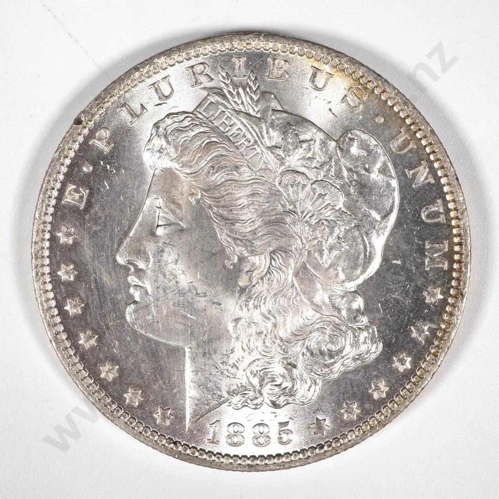 1885 O United States of America Morgan One Dollar Image 1++