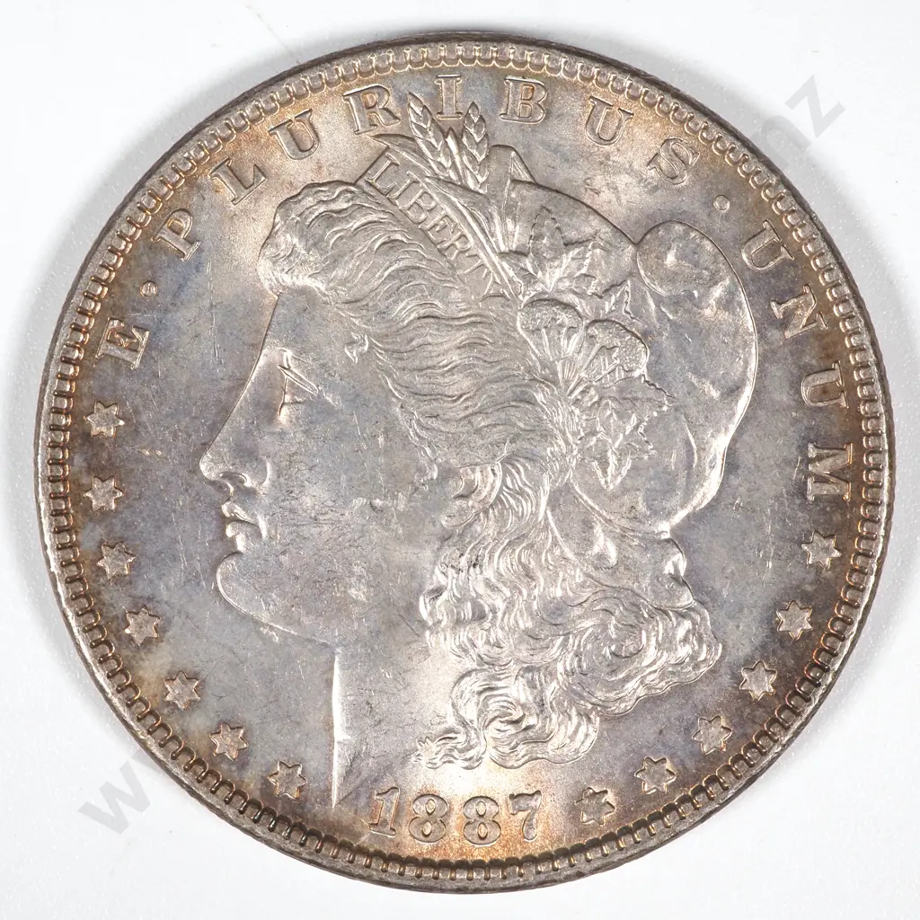 1887 United States of America Morgan Dollar - UNC CV 85 USD Image 1++