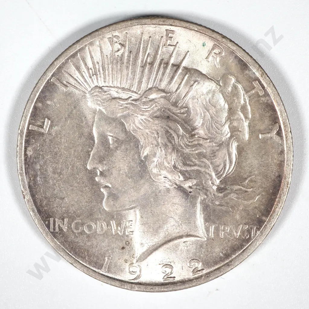 1922 United States of America Liberty Dollar - AUNC CV 62 USD Image 1++