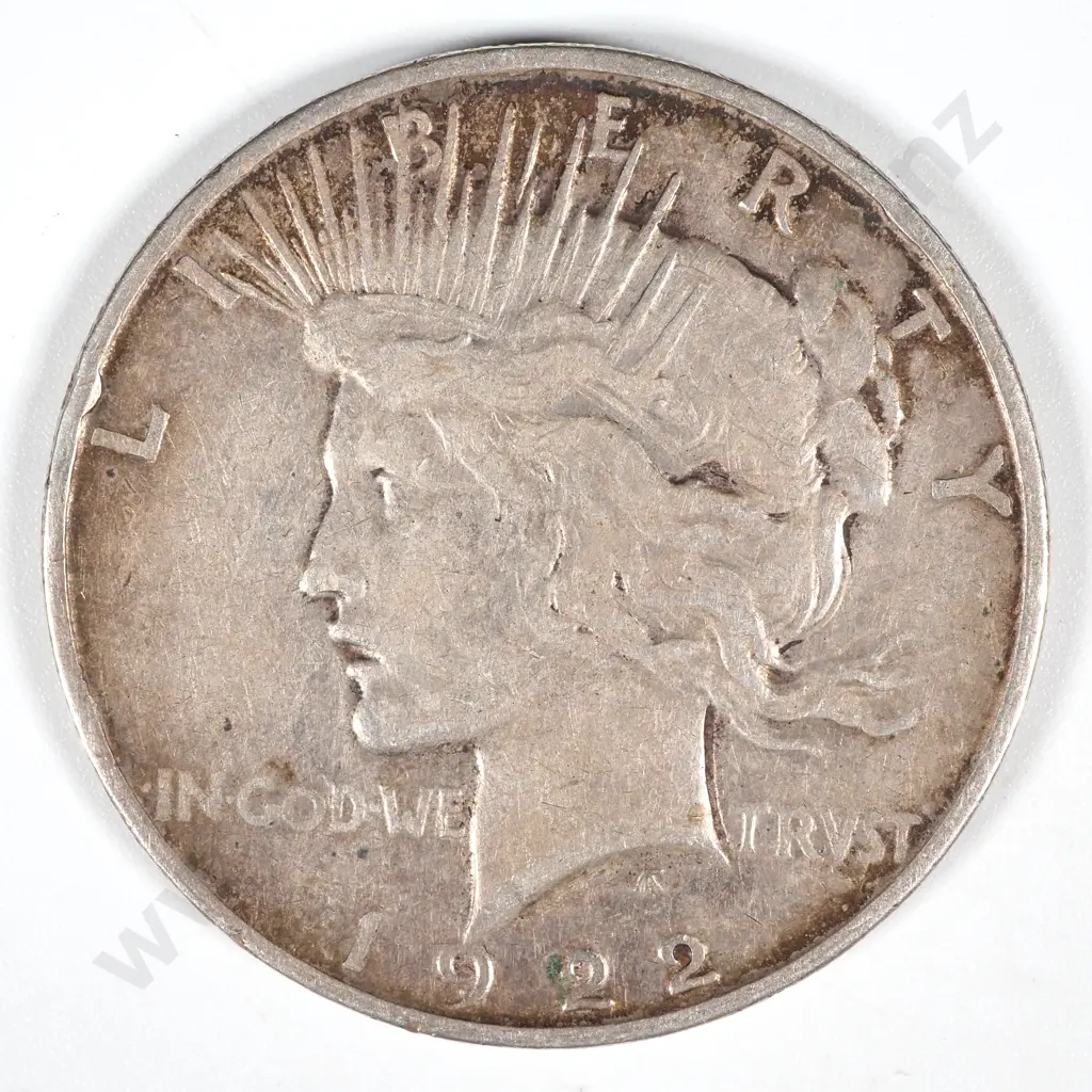 1922 D United States of America Liberty Dollar - VF CV 58 USD Image 1++