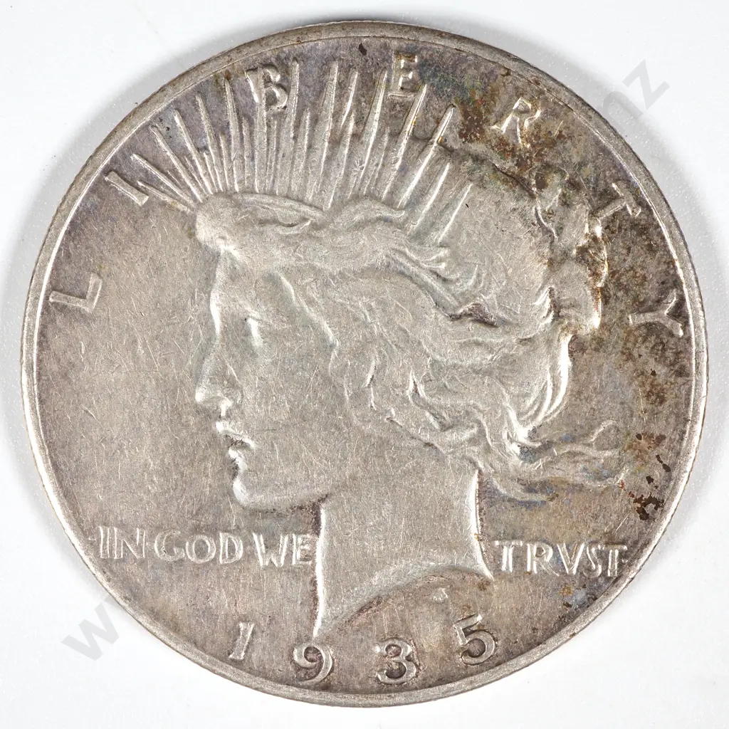 1935 S United States of America Liberty Dollar - VF CV 72 USD Image 1++