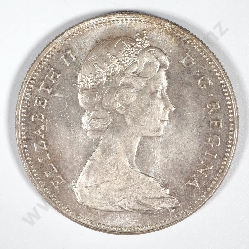 1966 Canada Silver One Dollar - UNC Image 1++