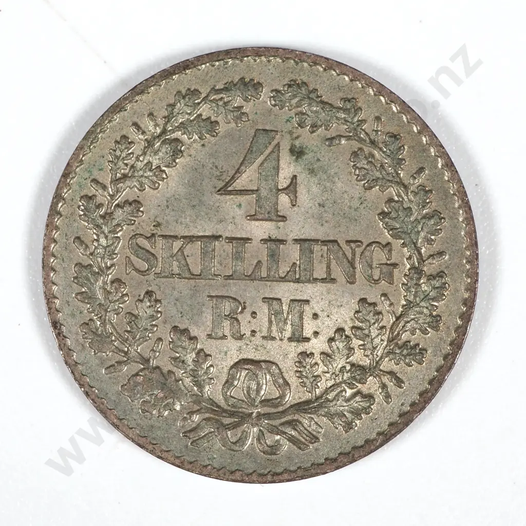 1871 Denmark 4 Skilling  Image 1++