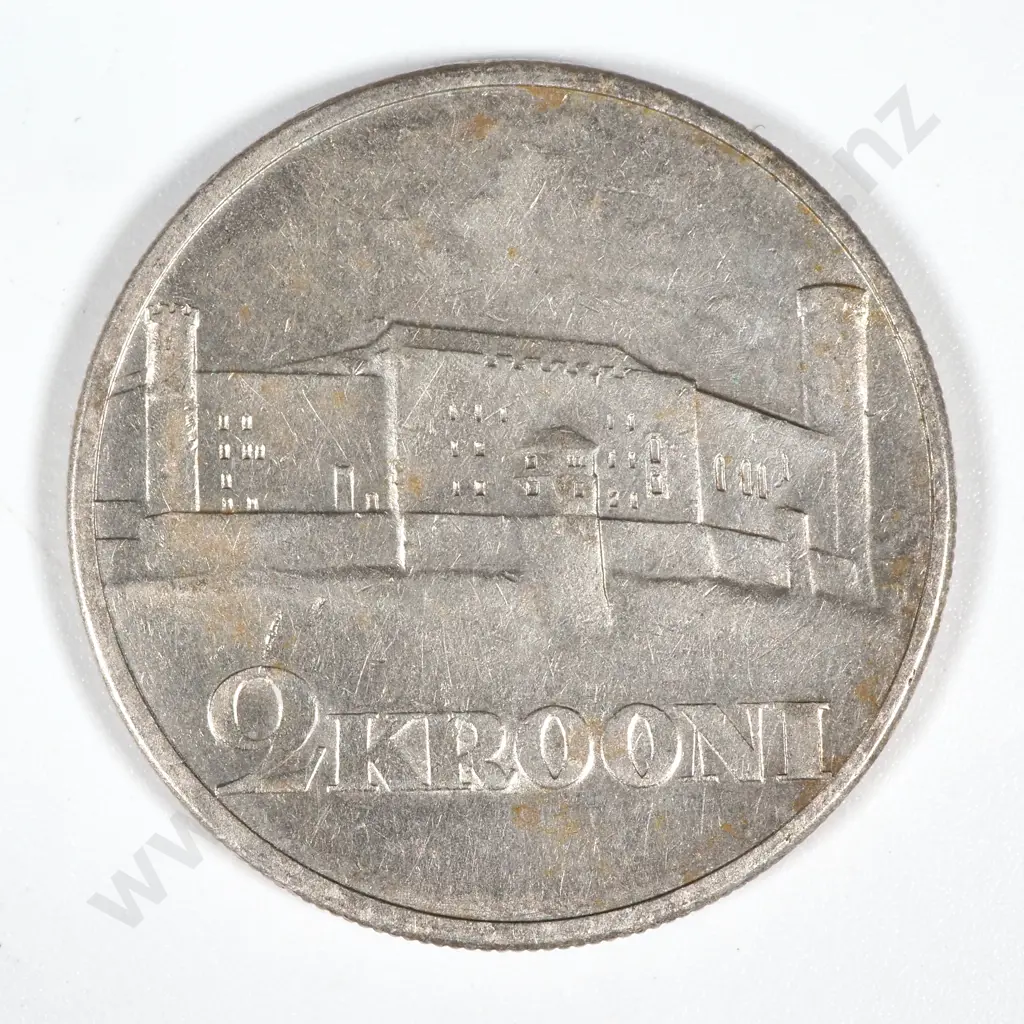 1930 Estonia Two Krooni - EF  Image 1++