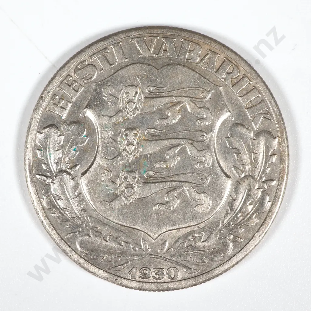1930 Estonia Two Krooni - EF  Image 1++