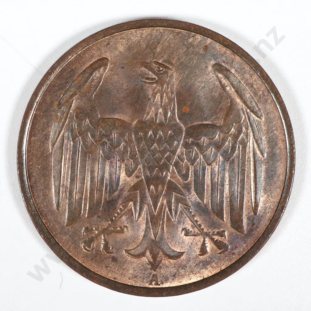 1932a Germany 4 Reichspfennig  Image 1++