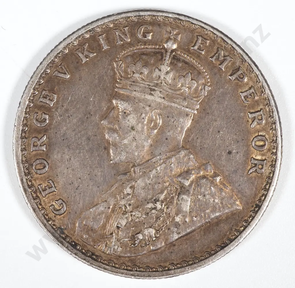 1915 India One Rupee - VF Image 1++
