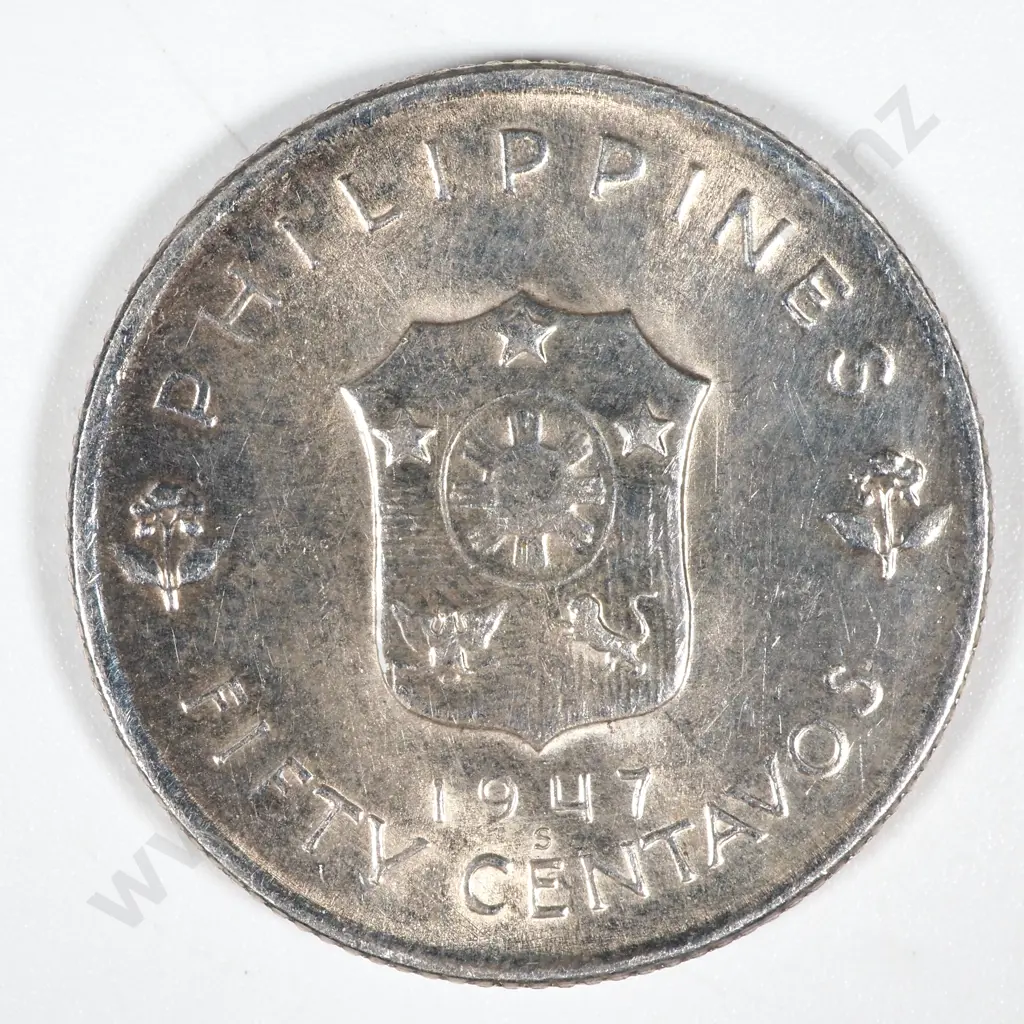 1947 S Phillipines 50 Centavos - UNC  Image 1++