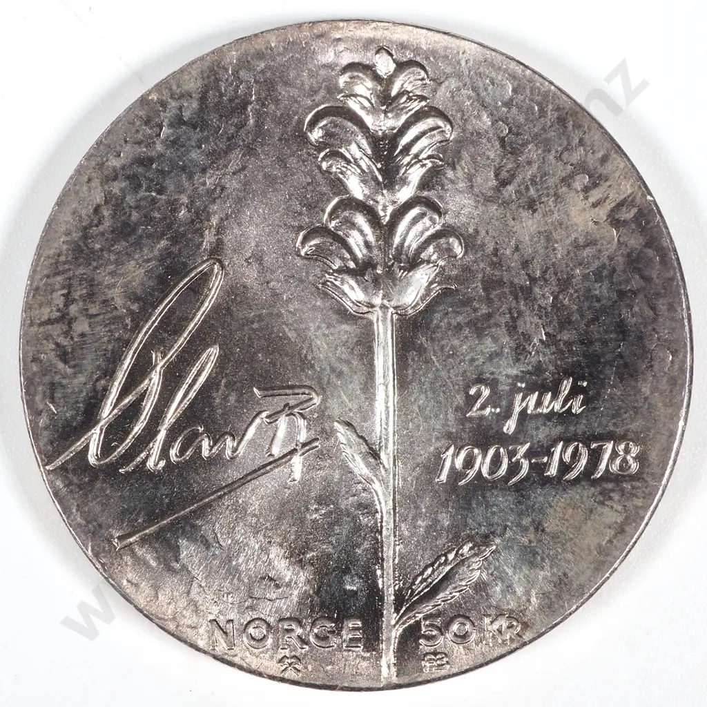 1978 Norway 50 Kroner - UNC Image 1++