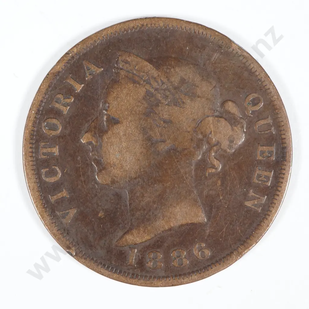 1886 Cyprus One Piastres  Image 1++