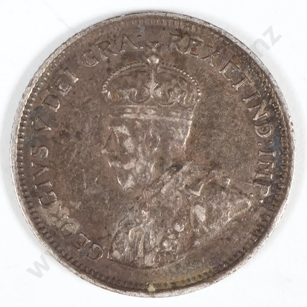 1921 Cyprus Four & A Half Piastres  Image 1++