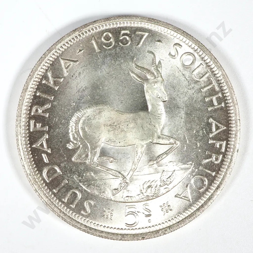1957 South Africa Crown - Fresh Tone  Image 1++