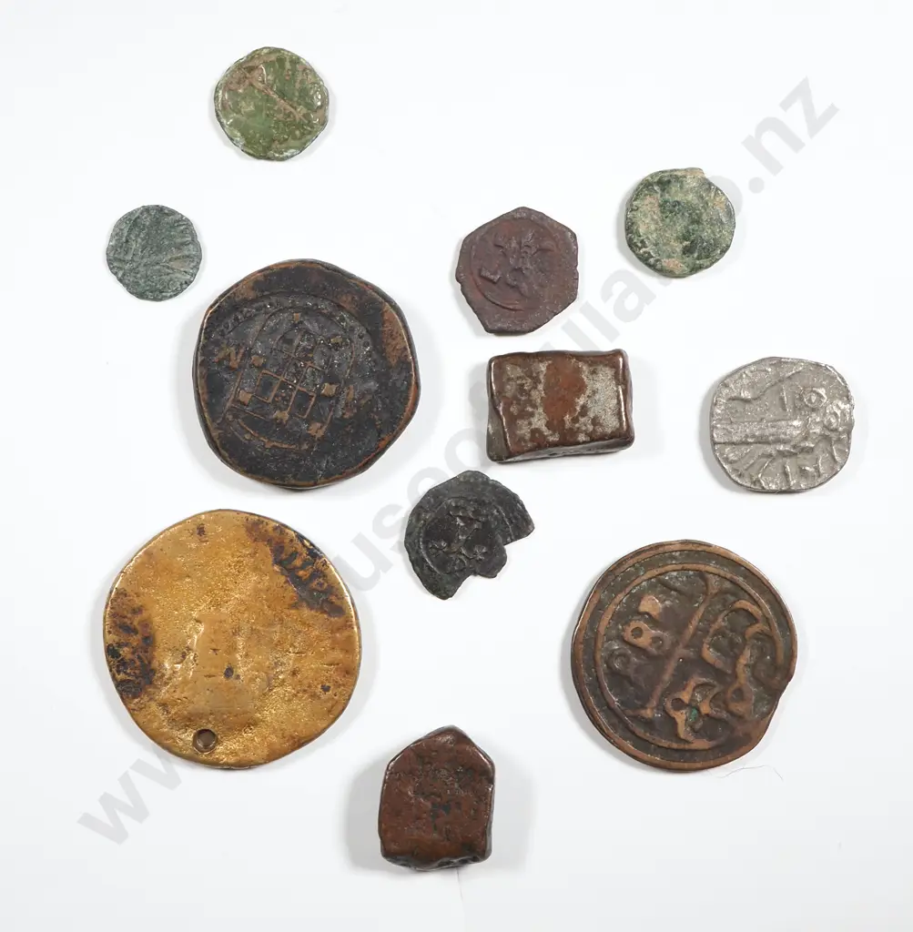 11 Unidentified Antique Coins Image 1++