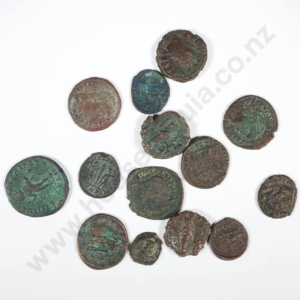 14 Unidentified Ancient Coins Image 1++