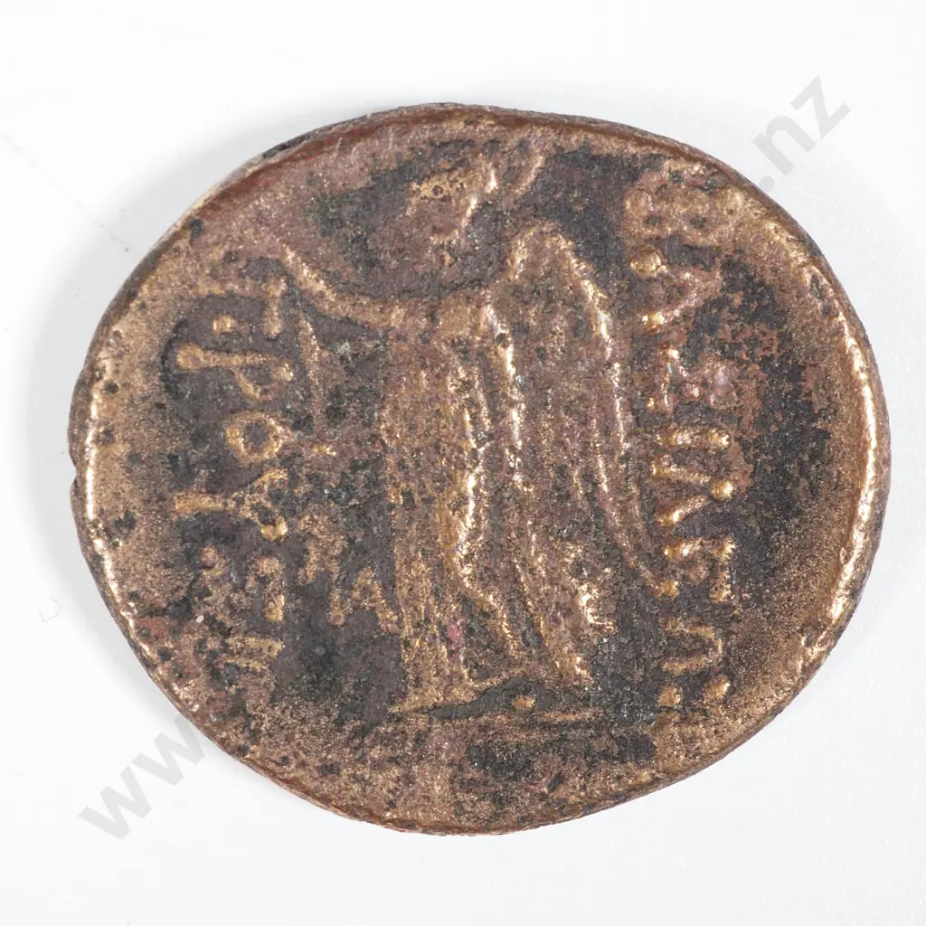 Ancient Greece Bronze Coin - Prusias I of Bithynia 228-182 BC, Obverse Apollo, Reverse Athena - 23.5-25.5mm : 10 Gram Image 1++