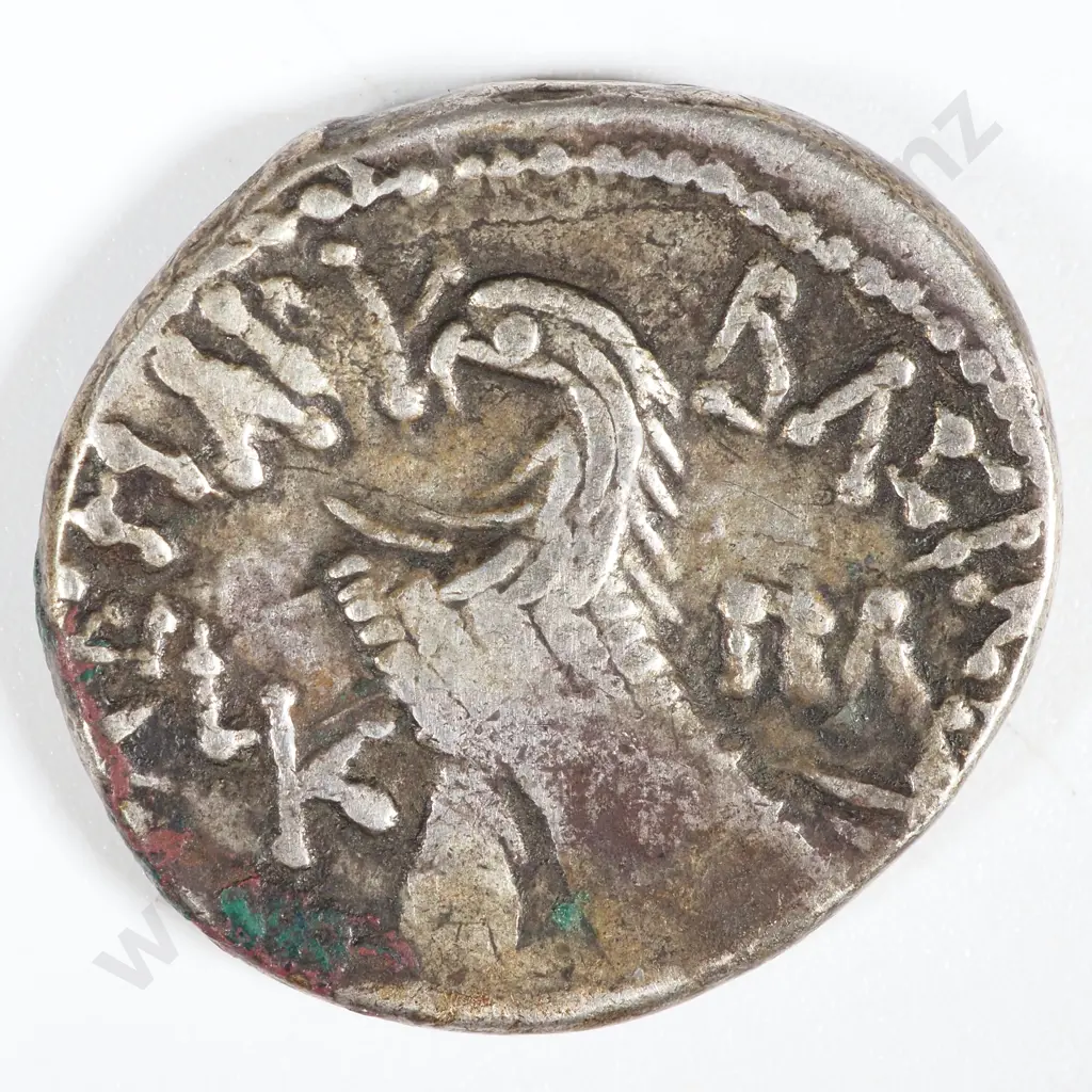 Ancient. Greece Silver Coin - Ptolemaic Tetradrachm, Ptolemy X 95 BC. - 22.5-24.5mm: 13.09 Grams Image 1++