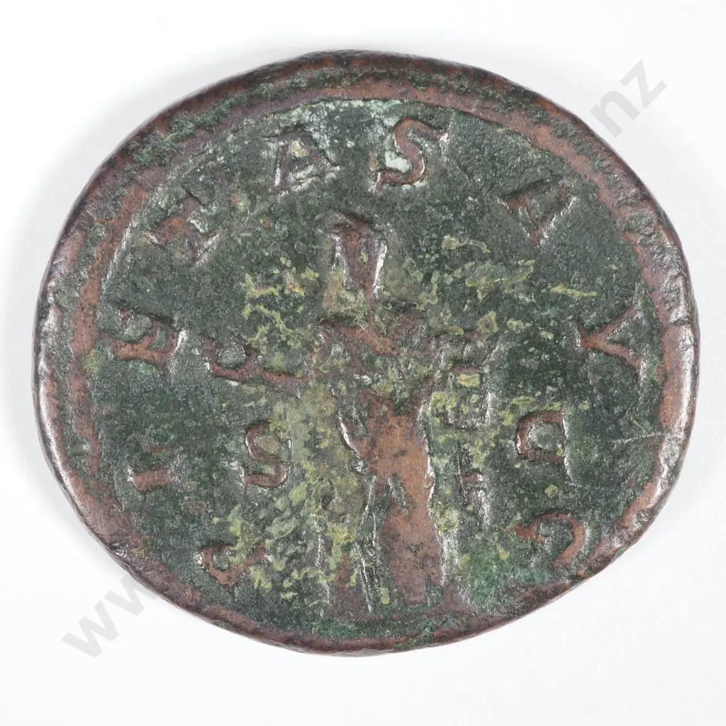 Ancient Roman Copper Coin, Marcia Otacilia Severa Sestertius 242-249 AD - 25-27.5: 11.07 Grams  Image 1++