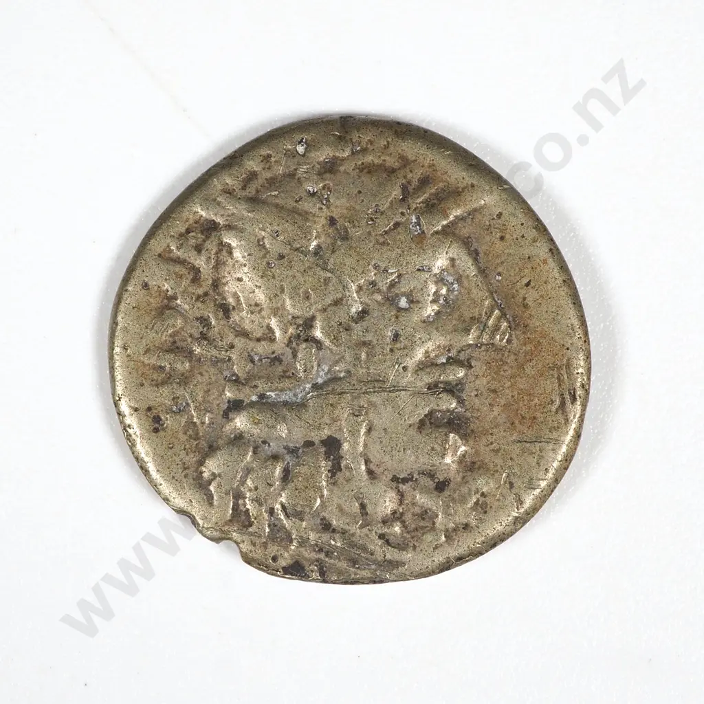 Ancient Roman Silver Coin, Marcus Minucius Rufus Denarius 221 BC - 16.5mm : 2.9 Grams  Image 1++
