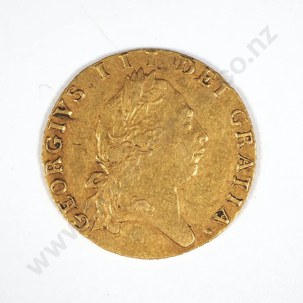 1793 United Kingdom Half Guinea - VF Image 1++