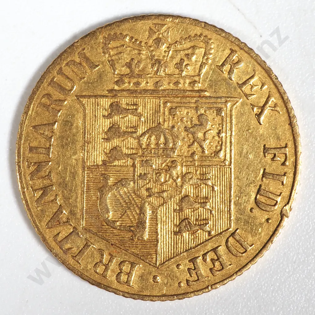 1817 United Kingdom Half Sovereign, VF Image 1++