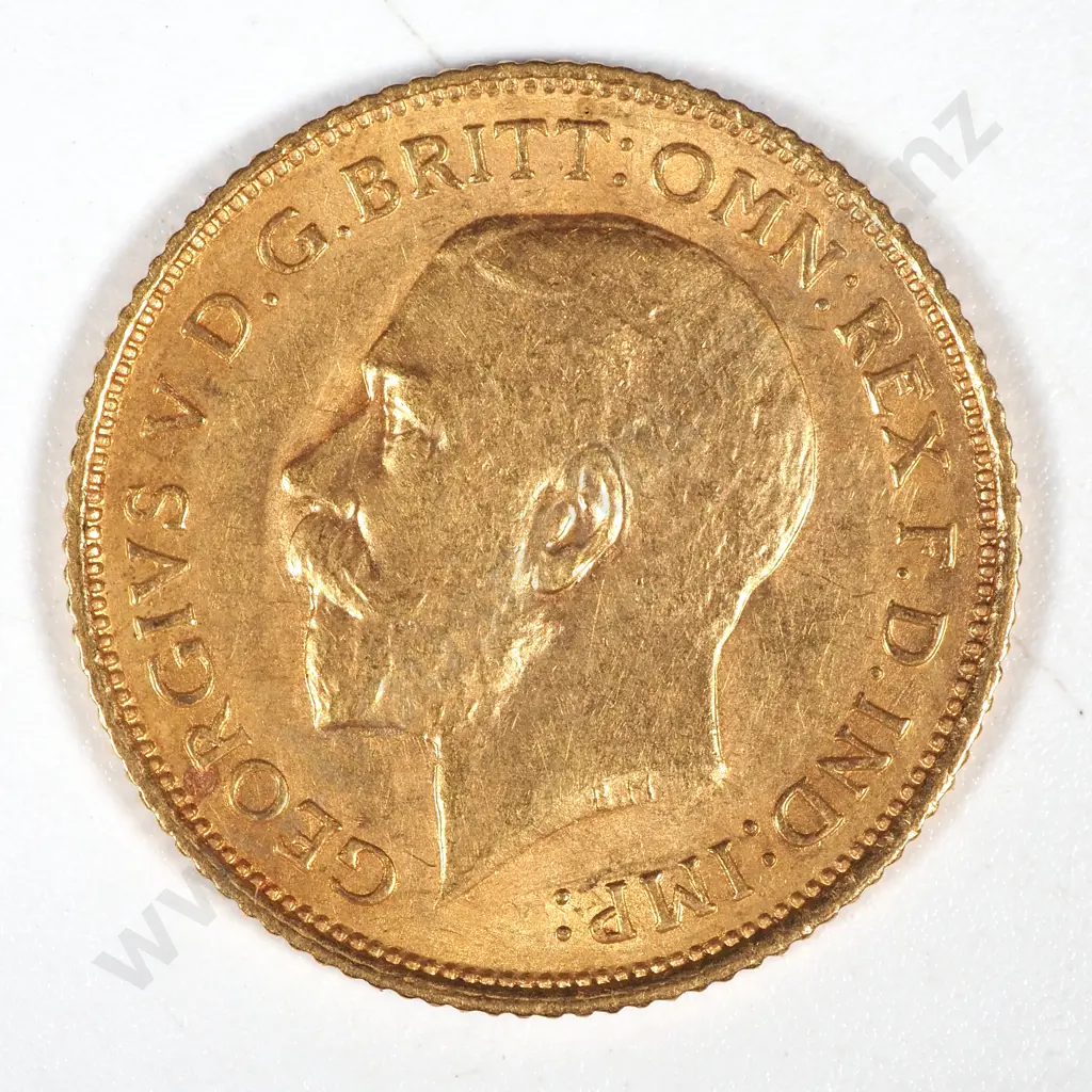 1912 S Australia Half Sovereign EF  Image 1++