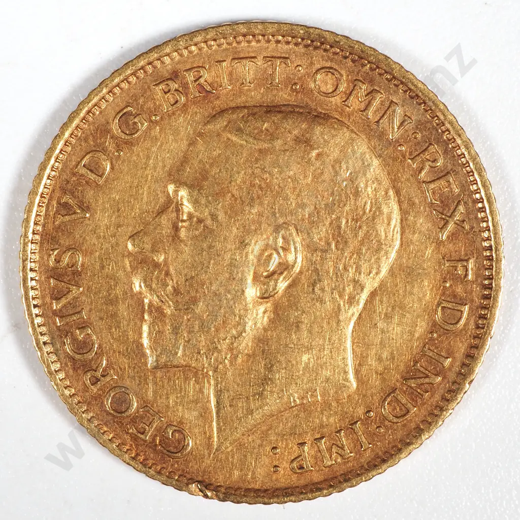 1912 S Australia Half Sovereign - VF  Image 1++