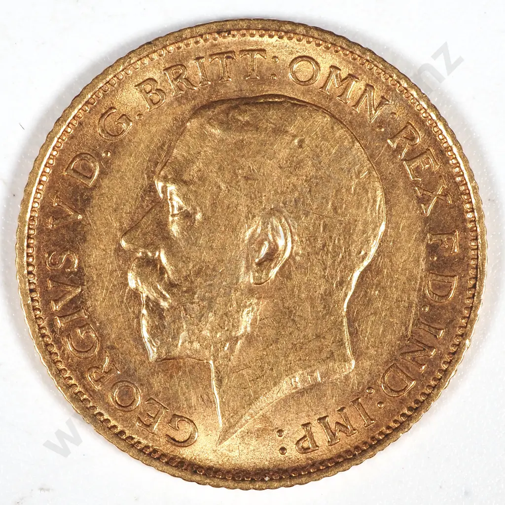 1914 S Australia Half Sovereign EF  Image 1++