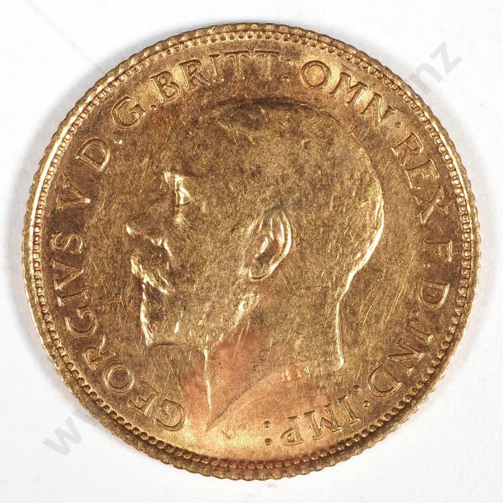 1914 Sydney Half Sovereign Image 1++