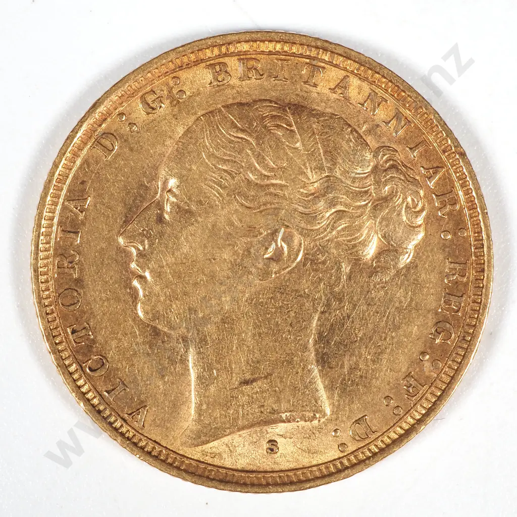 1886 S Australia Full Sovereign EF  Image 1++