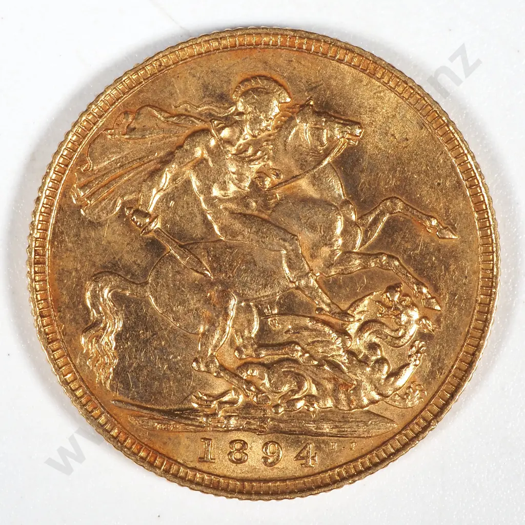 1894 S Australia Full Sovereign EF  Image 1++