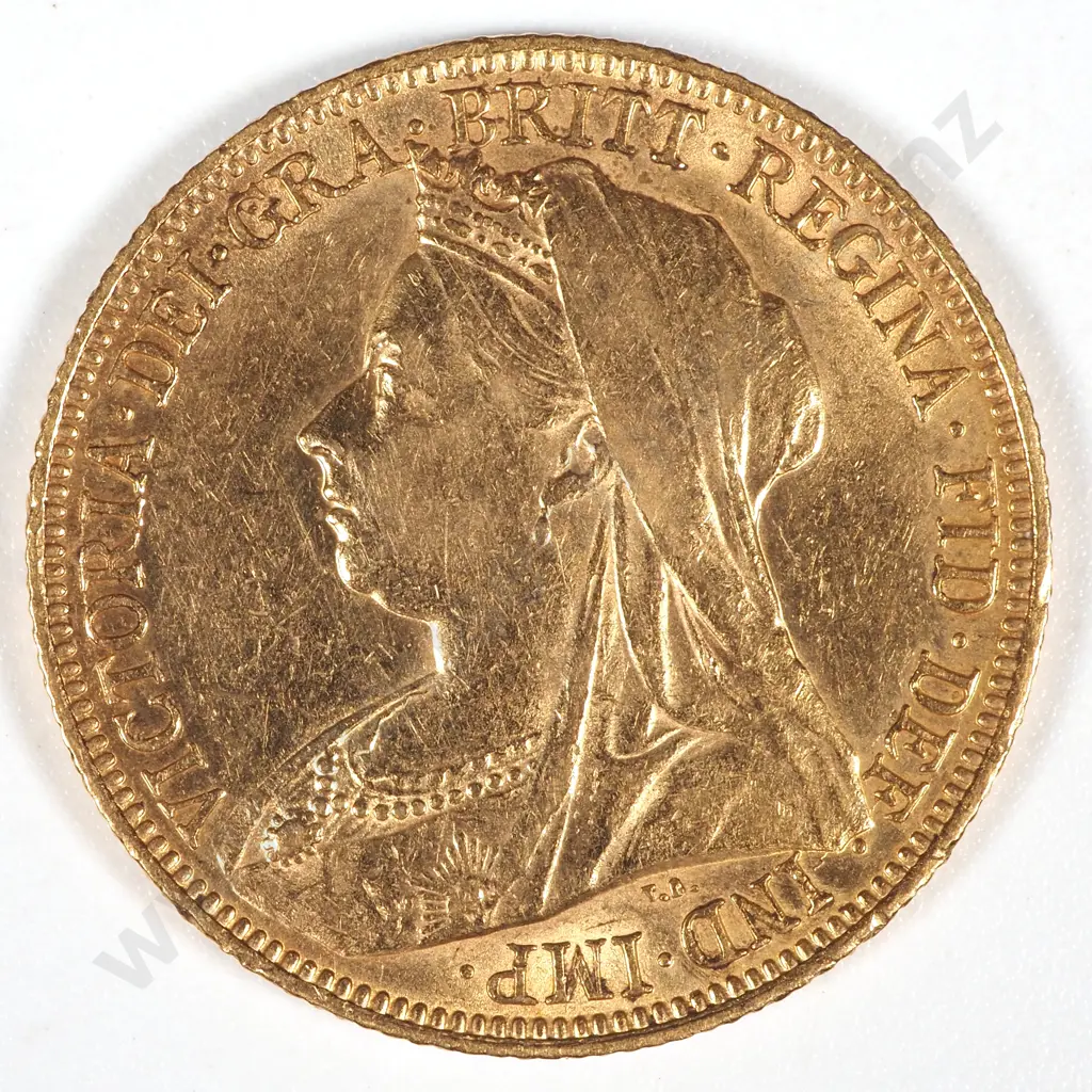 1897 S Australia Full Sovereign VF  Image 1++