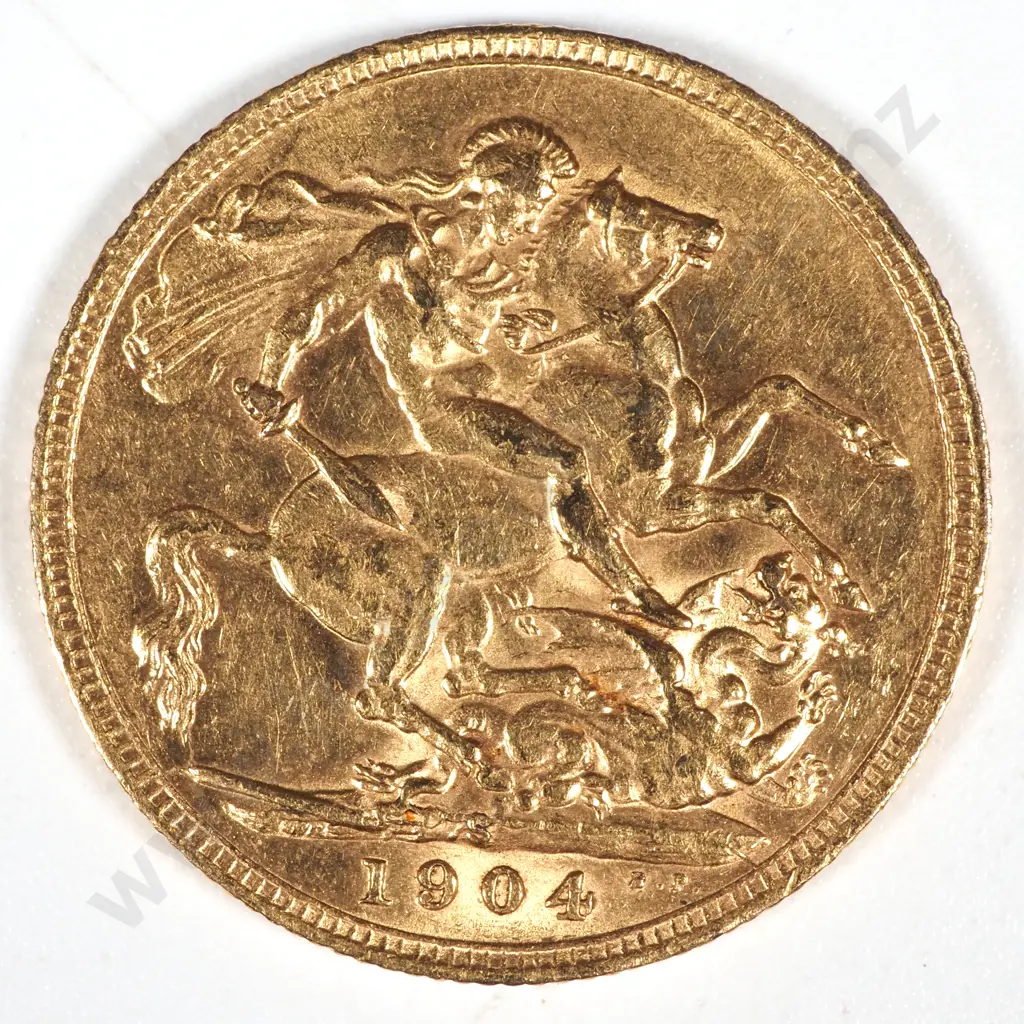 1904 Sydney Full Sovereign  Image 1++