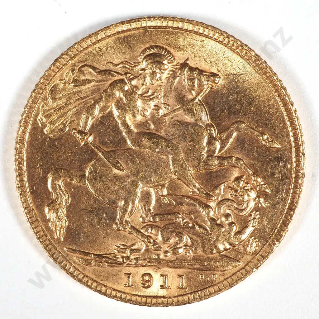 1911 London Full Sovereign  Image 1++
