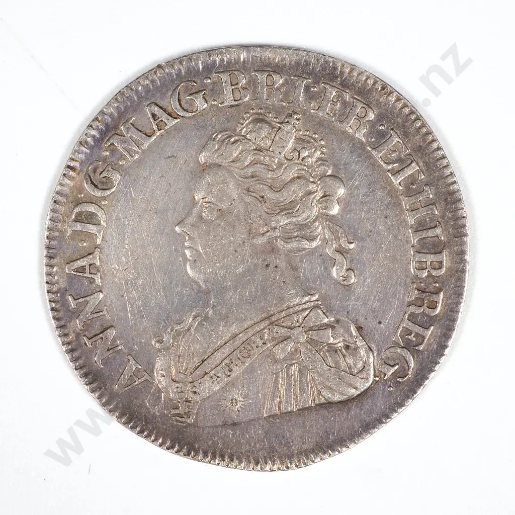 1707 United Kingdom Silver Medal by John Croker - Union of England & Scotland Image 1++