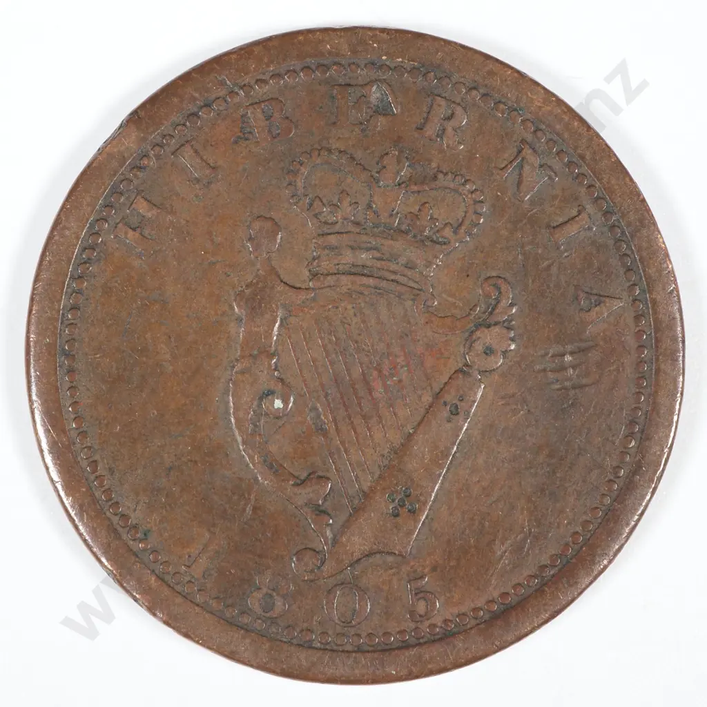 1805 Ireland Penny Token  Image 1++