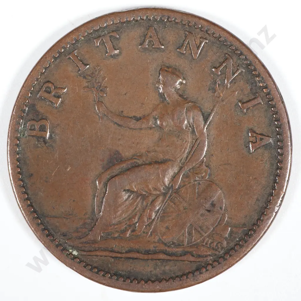 19th Century Australian Copper One Penny Trade Token - Annand Smith & Co Melbourne Grocers Image 1++
