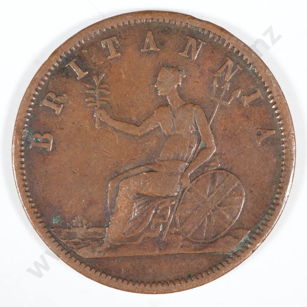 19th Century Australian Copper One Penny Trade Token - J M Leigh Tobacconist 524 George Street Sydney Image 1++