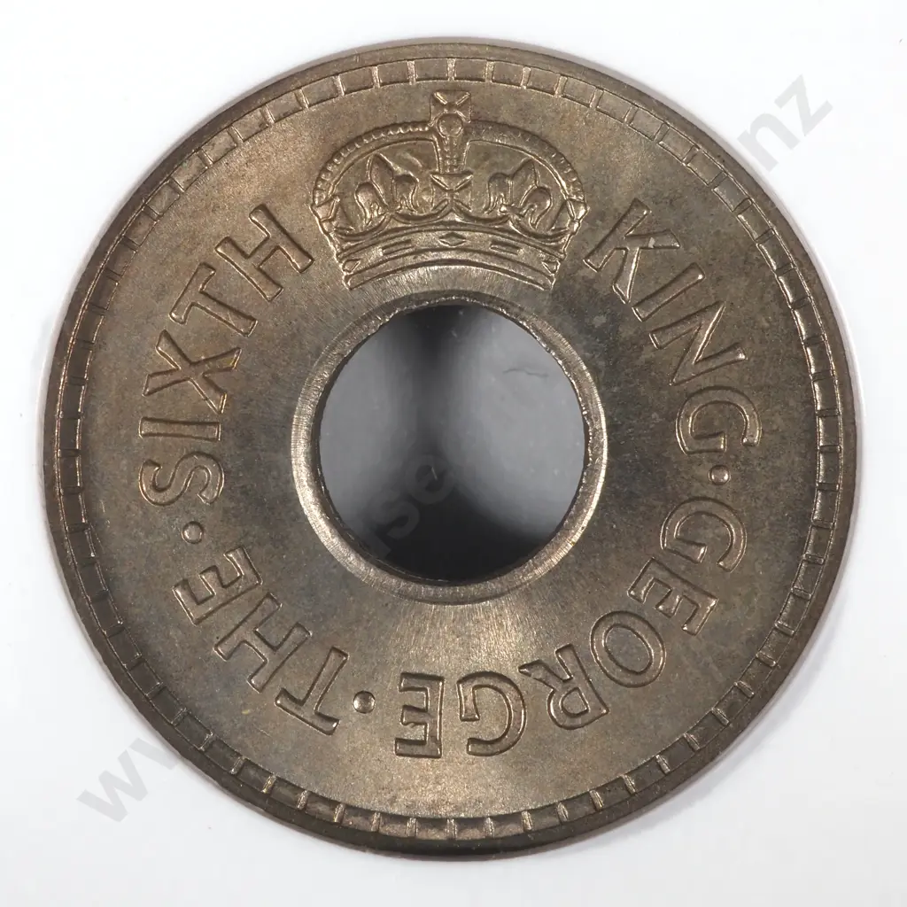 1949 Fiji Halfpenny NGC Graded & Slabbed - MS66 Image 1++