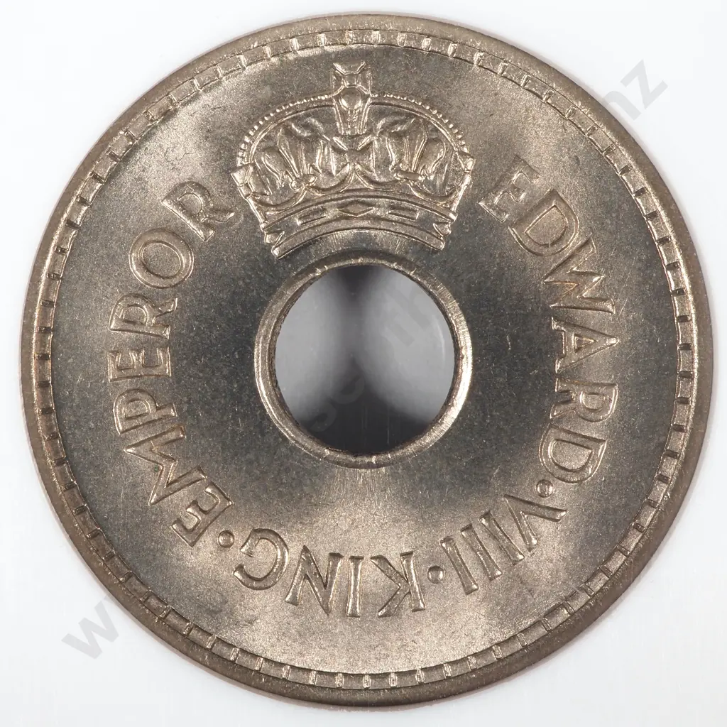 1936 (Edward VIII) Fiji Penny NGC Graded & Slabbed - MS66 Image 1++