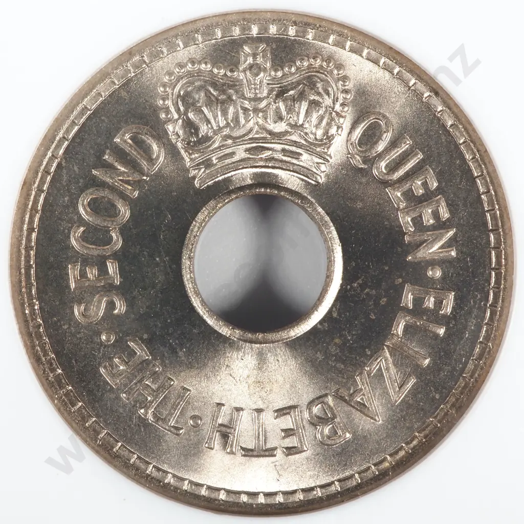 1964 Fiji Penny NGC Graded & Slabbed - MS65 Image 1++