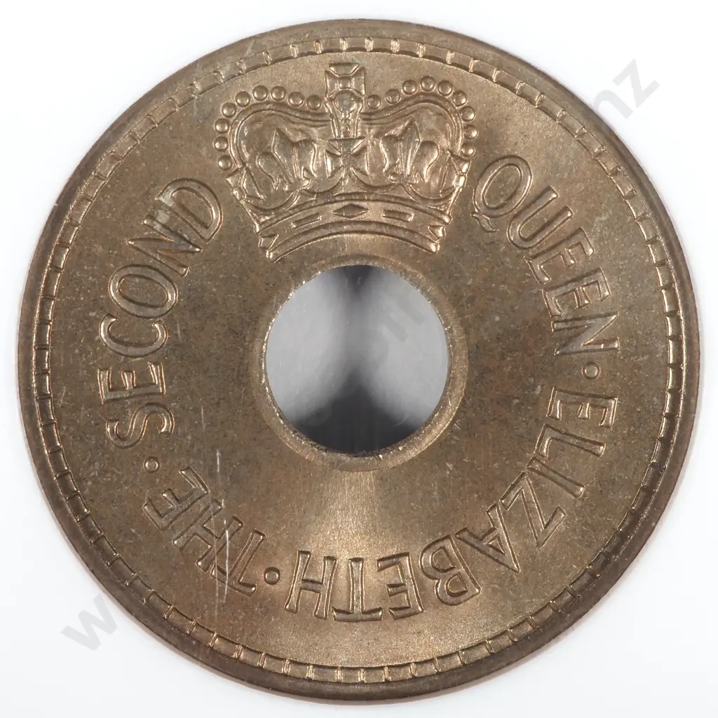 1968 Fiji Penny NGC Graded & Slabbed - MS66 Image 1++