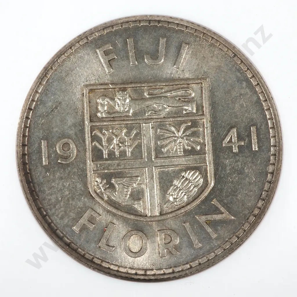 1941 Fiji Florin NGC Graded & Slabbed - MS62 Image 1++