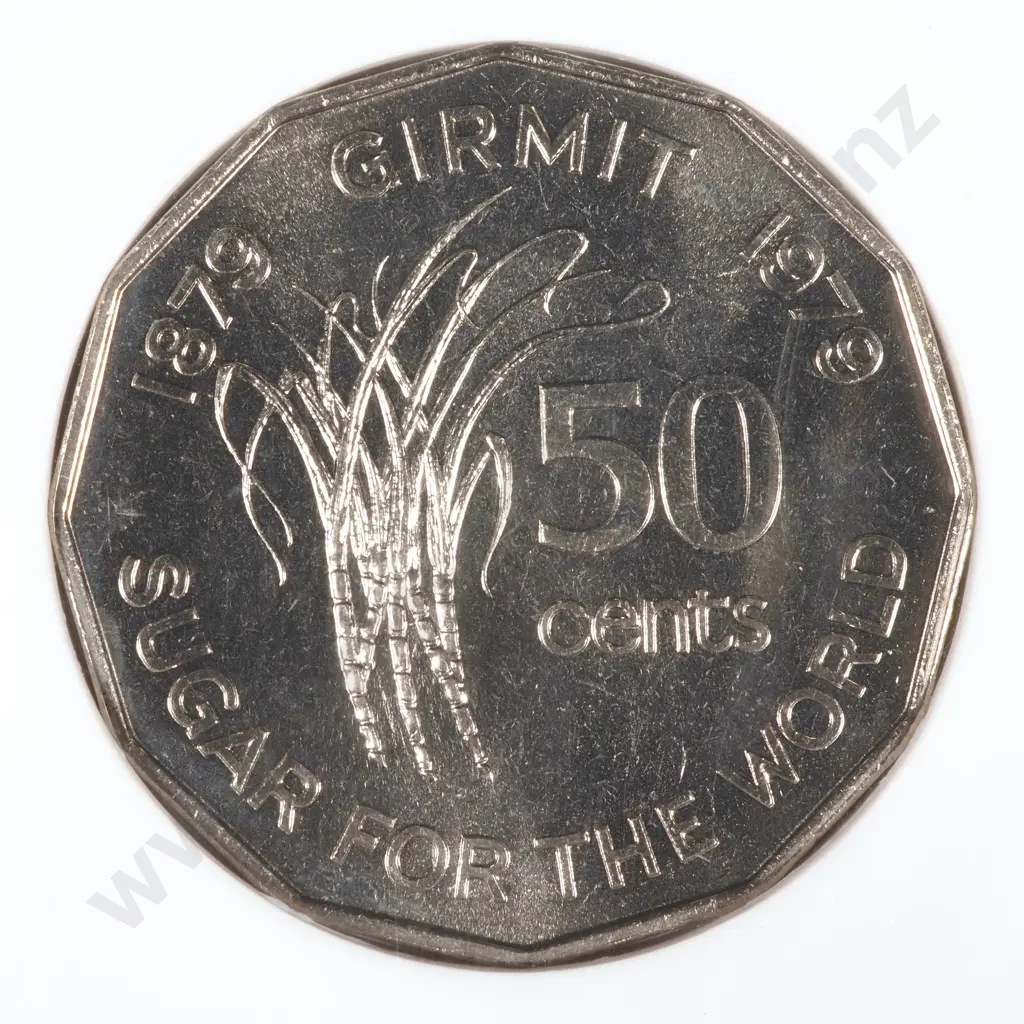 1979 Fiji FAO 50 Cent NGC Graded & Slabbed - MS66 Image 1++