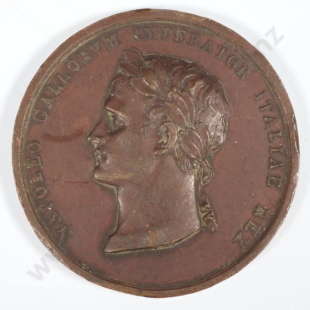 1805 Italy Copper Commemorative Medallion Image 1++