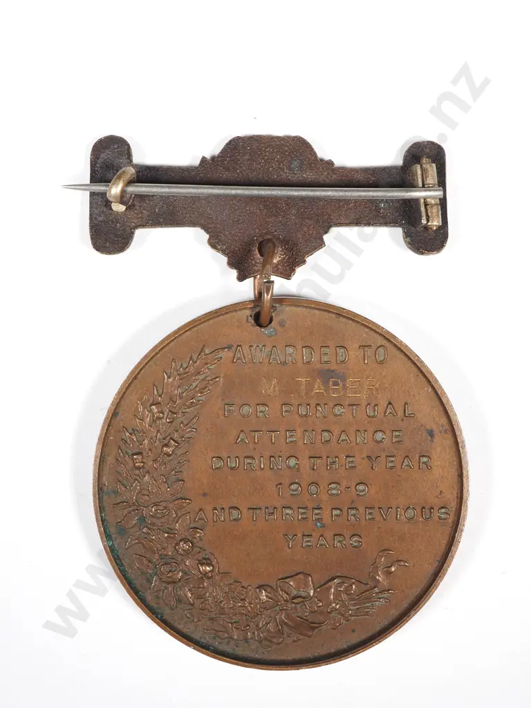 1909 King Edward VII London County Council Award to M Taber  Image 1++