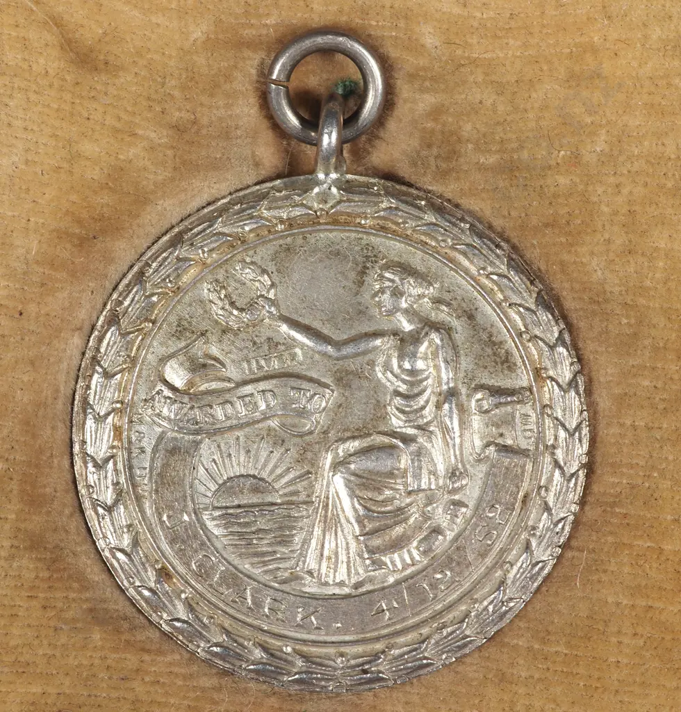 1952 Sterling Silver Cased Royal Life Saving Society Award of Merit  Image 1++