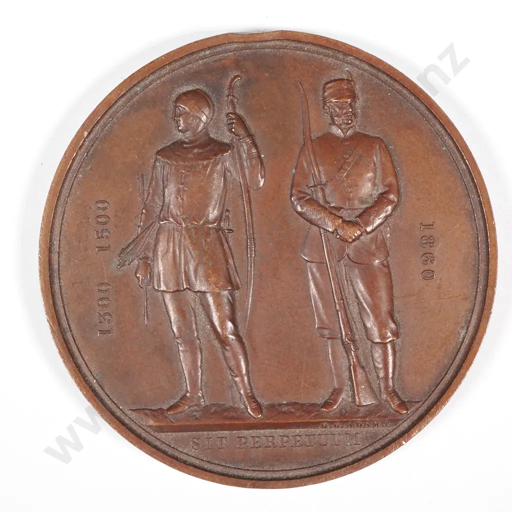 1860 United Kingdom National Rifle Association Medal  Image 1++