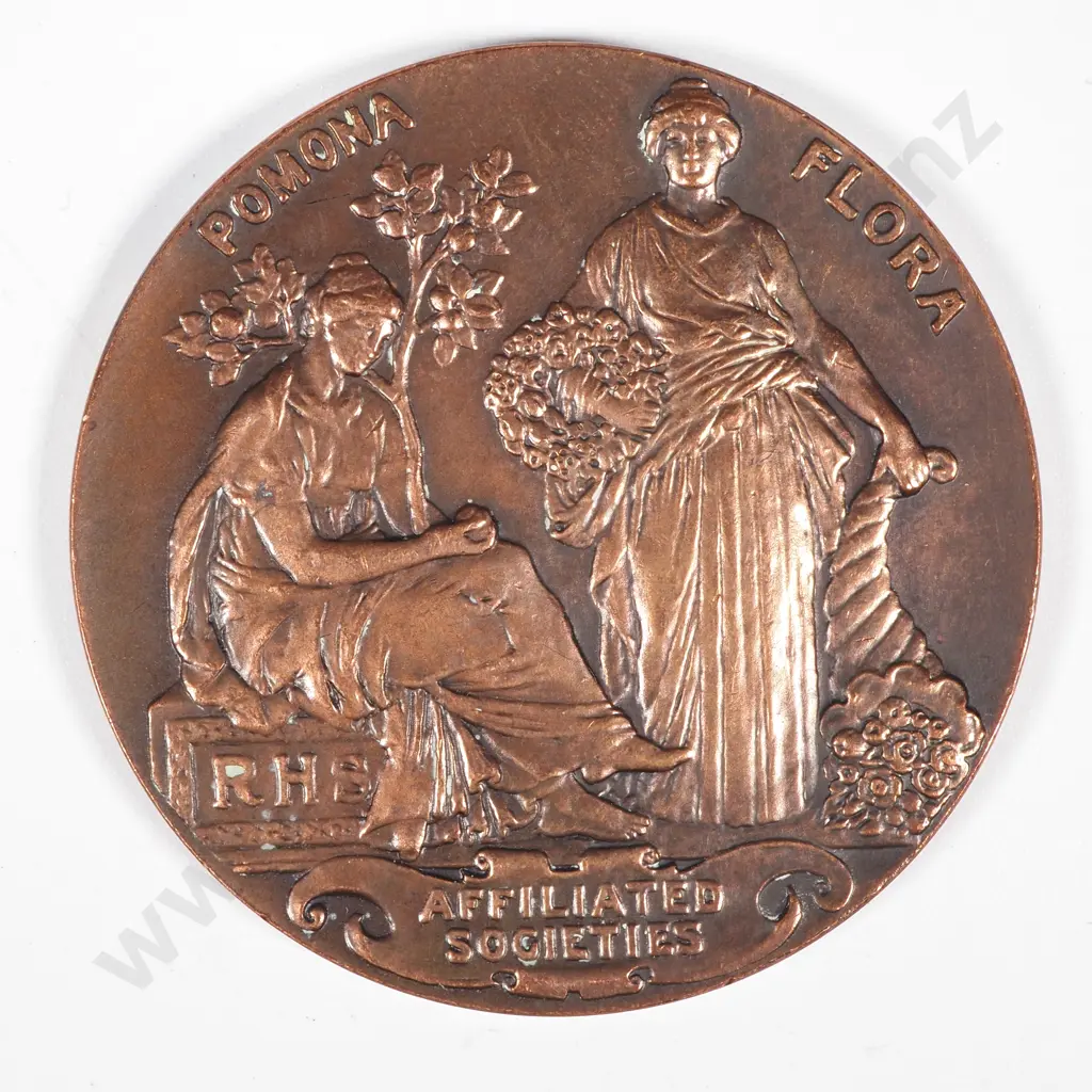 1956 Royal Horticultural Society Prize Medal to M M Soutar  Image 1++