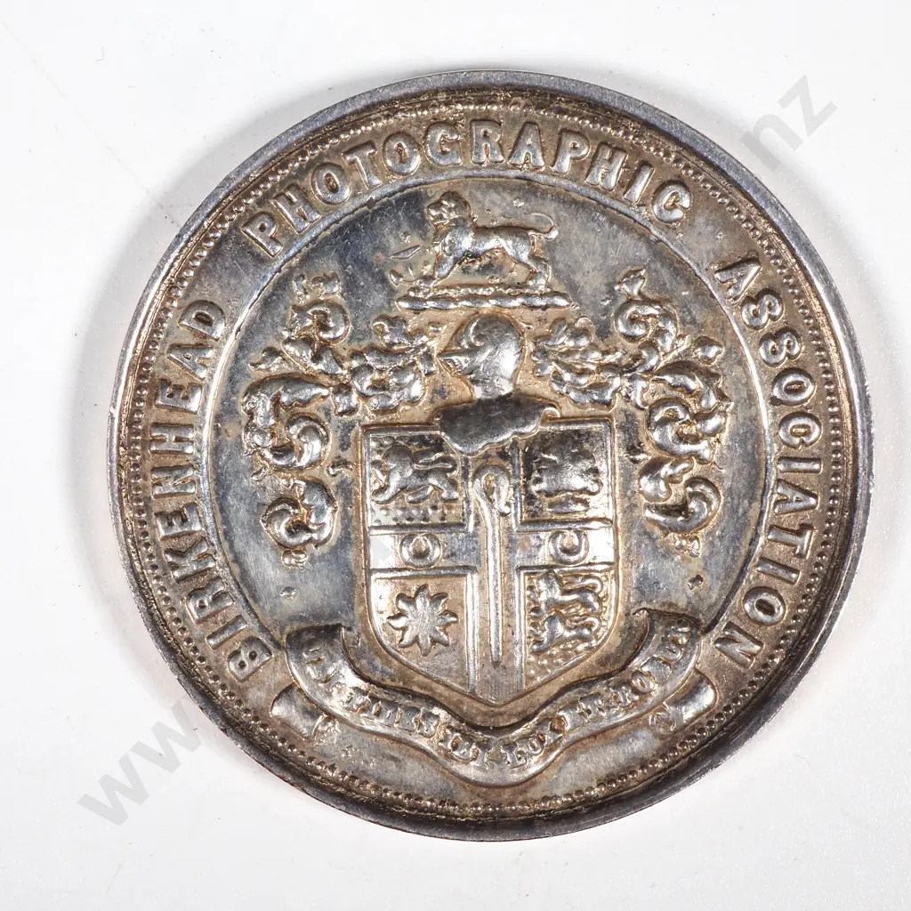 Birkenhead Photographic Association Sterling Silver First Prize Medal to T H Grenfell  Image 1++